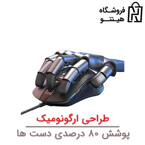 طراحی ارگونومیک موس XO مدل M4