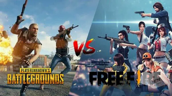 تفاوت بازی گارنا فری فایر با بازی پابجی موبایل
