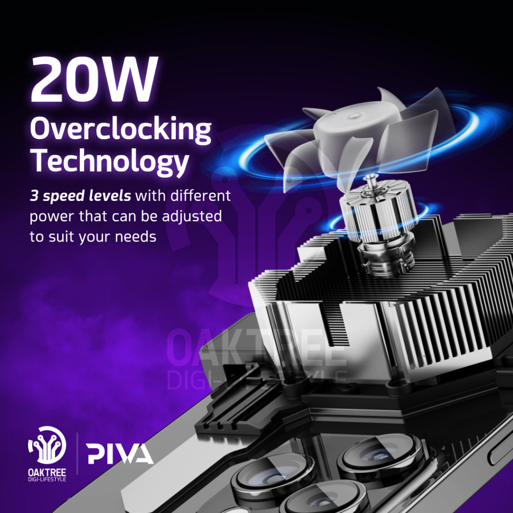 فن خنک کننده گوشی موبایل مدل Piva BL7 رادیاتوری گیره ای