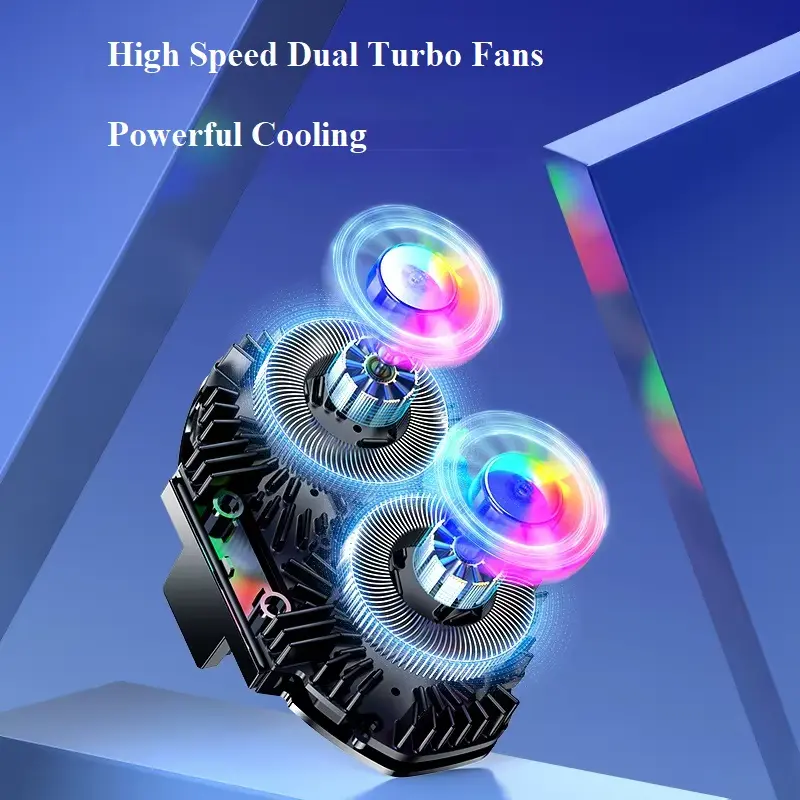 فن خنک کننده رادیاتوری گوشی موبایل مدل FS06 10W فن دوگانه