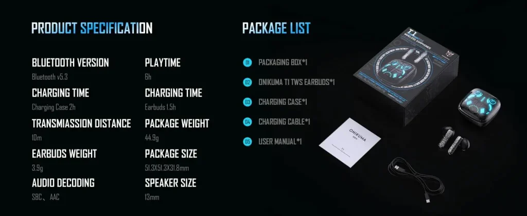 بلوتوثی گیمینگ اونیکوما مدل T1 4