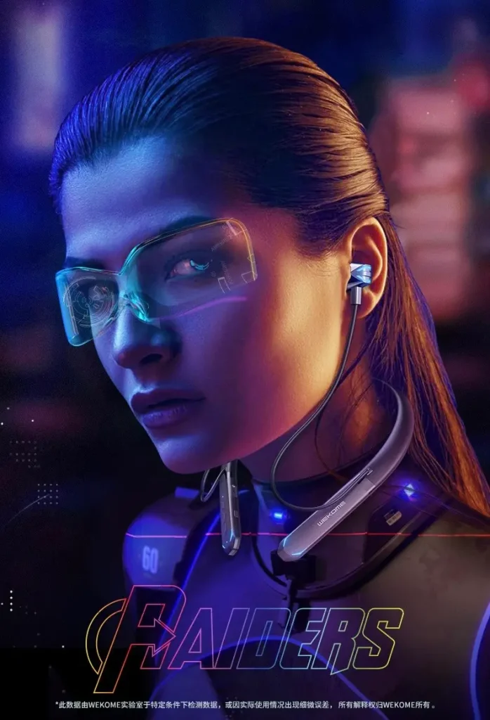 هندزفری بلوتوثی گردنی گیمینگ ویکام مدل V47