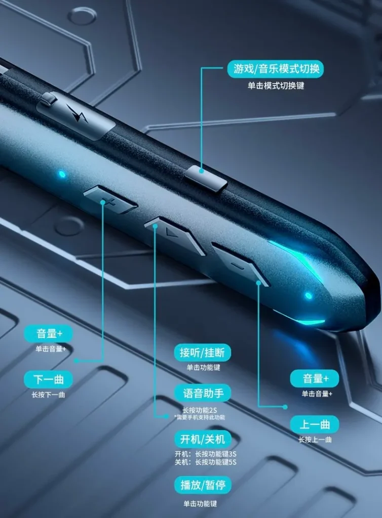 هندزفری بلوتوثی گردنی گیمینگ ویکام مدل V47